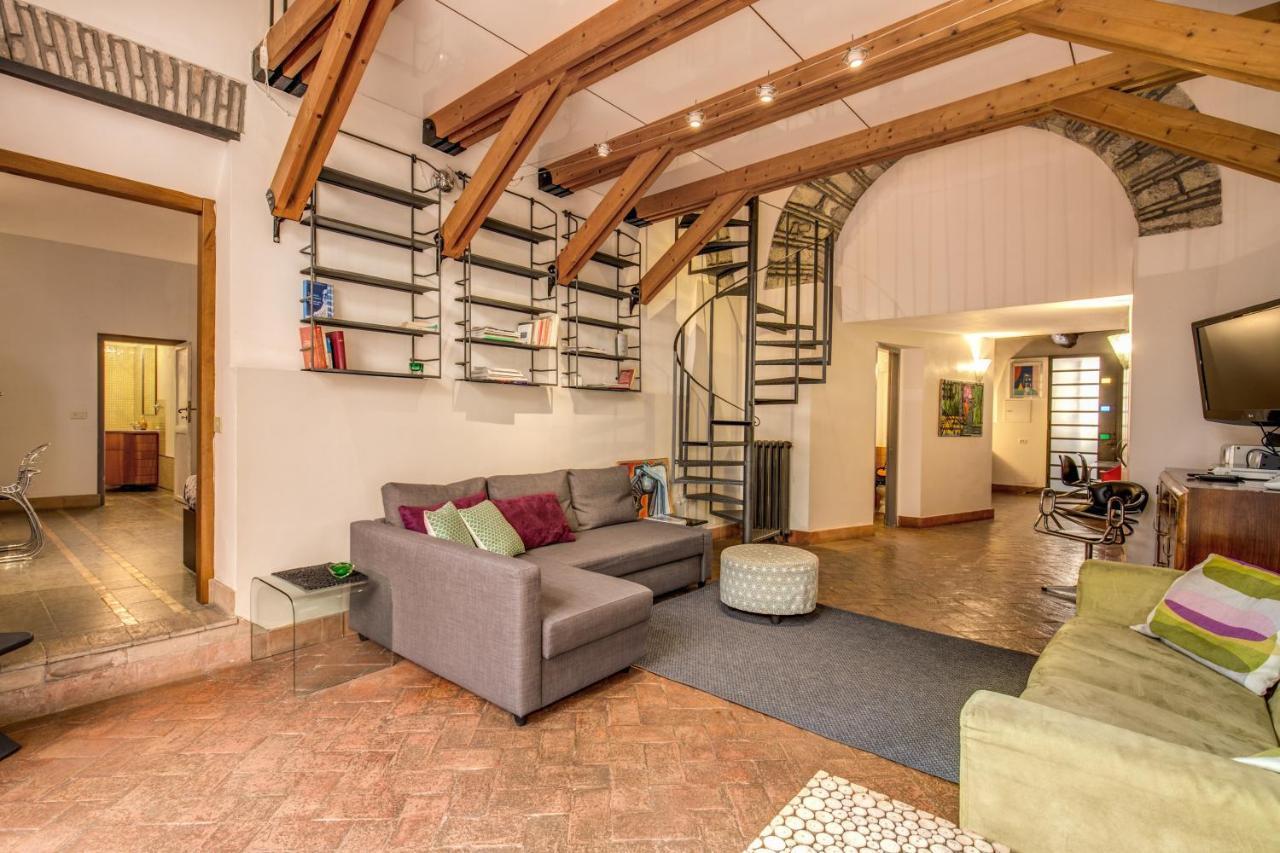 Trastevere Hyperloft & Garden Apartment Rome Luaran gambar