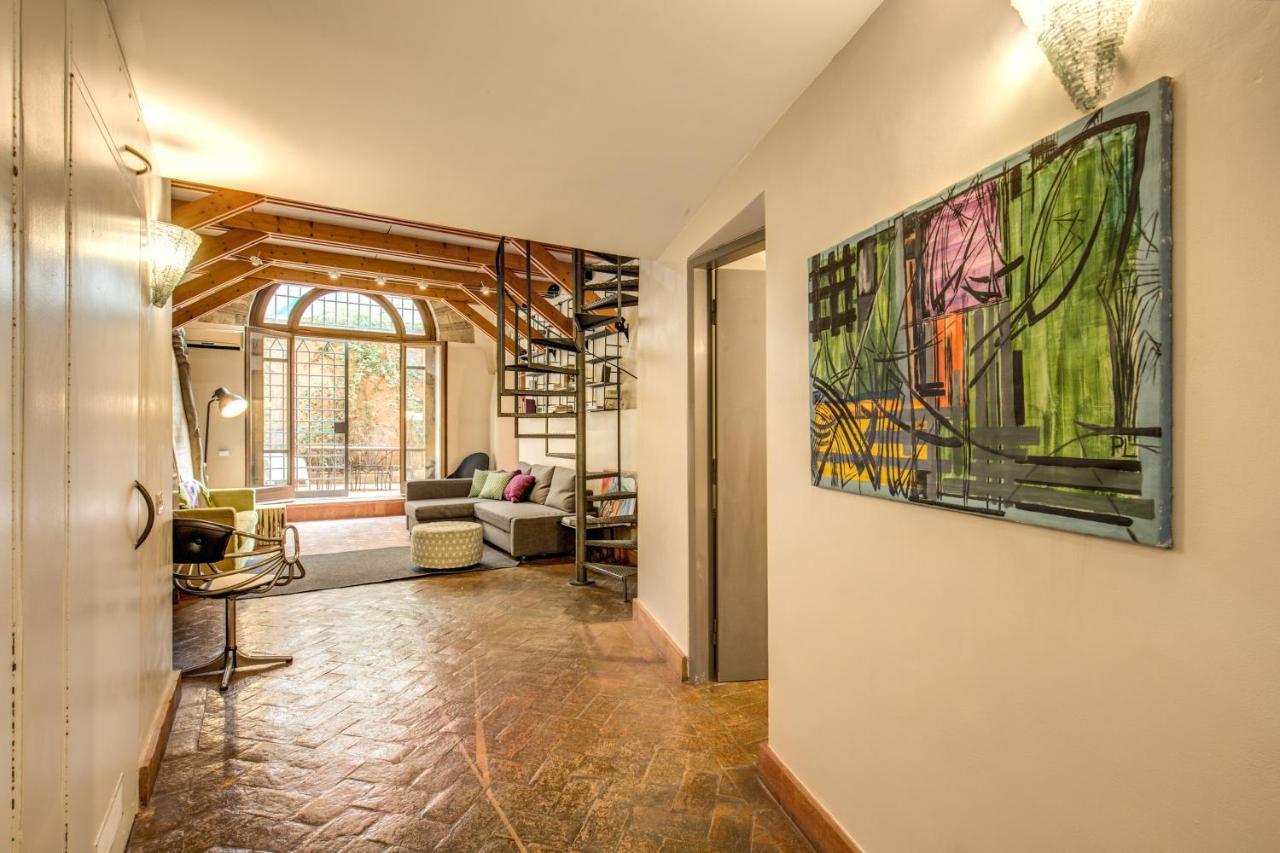 Trastevere Hyperloft & Garden Apartment Rome Luaran gambar